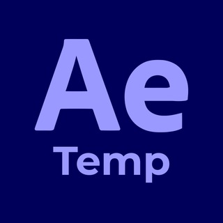 Аватарка Telegram-канала: After Effects Templates (@aetemp)
